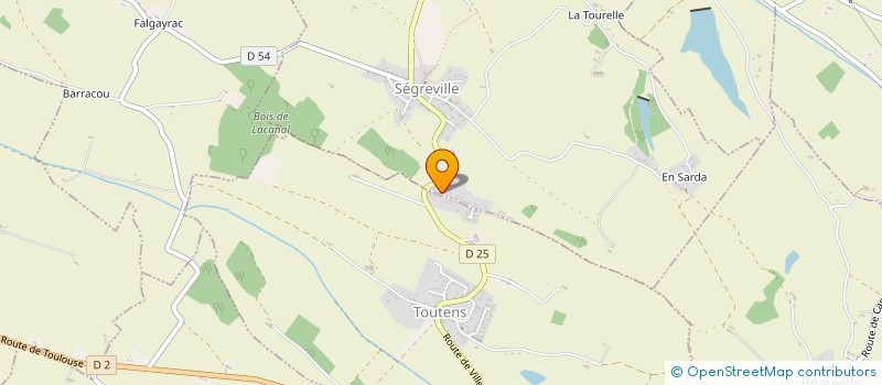 localisation de l'entreprise ADK IMPORTARE PRAESTIGIUM  SEGREVILLE