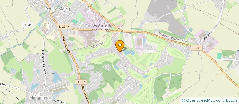 localisation de l'entreprise ADK INVEST  MERIGNIES