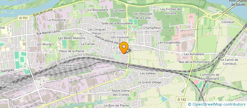 localisation de l'entreprise ADK TAXI  LA VILLE-AUX-DAMES