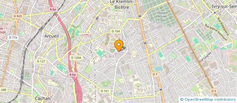 localisation de l'entreprise ADK TRANSPORT  LE KREMLIN-BICETRE