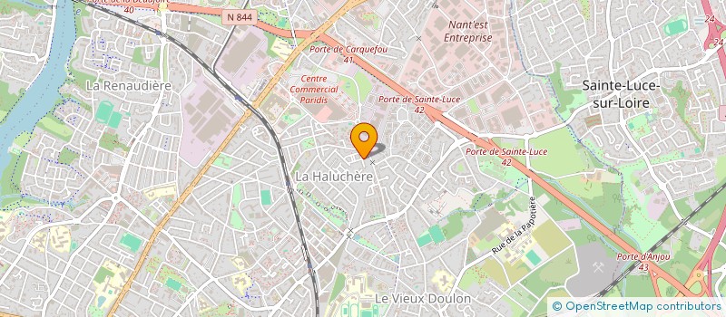 localisation de l'entreprise ADKONCEPTION à NANTES