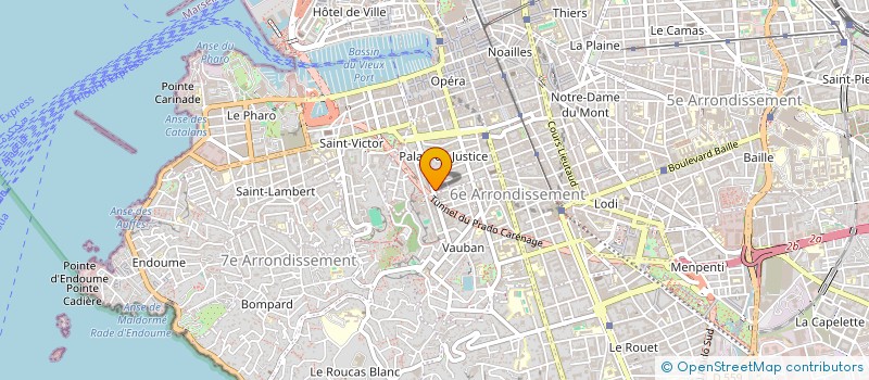 localisation de l'entreprise ADKP à MARSEILLE