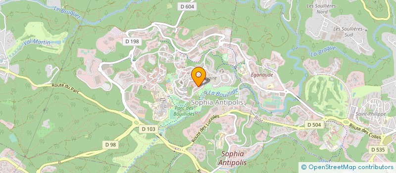 localisation de l'entreprise ADKS à VALBONNE