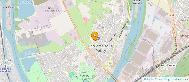 localisation de l'entreprise ADKS CONSULTING  CARRIERES-SOUS-POISSY