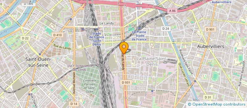 localisation de l'entreprise ADL à SAINT-DENIS