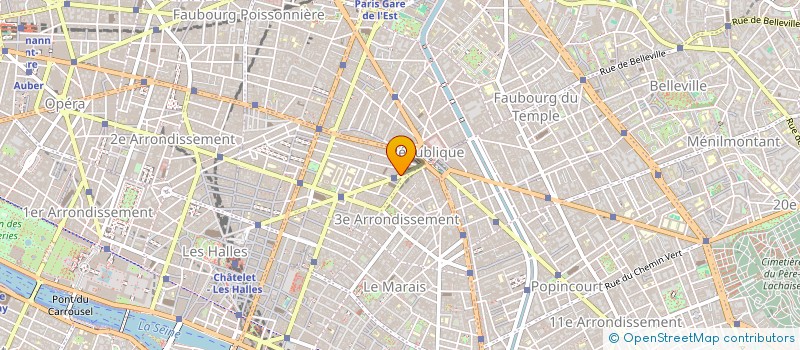 localisation de l'entreprise ADL à PARIS