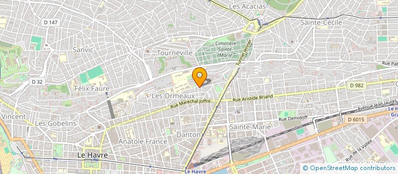 localisation de l'entreprise ADL à LE HAVRE