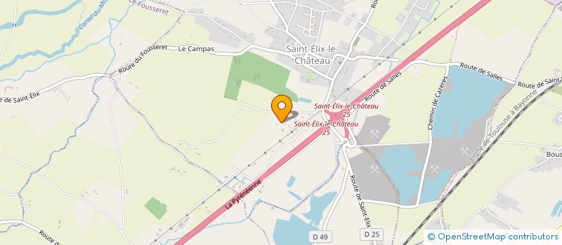 localisation de l'entreprise ADL  MARTRES-TOLOSANE