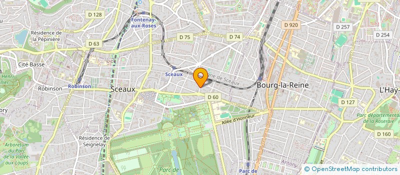 localisation de l'entreprise ADL 91 à SCEAUX