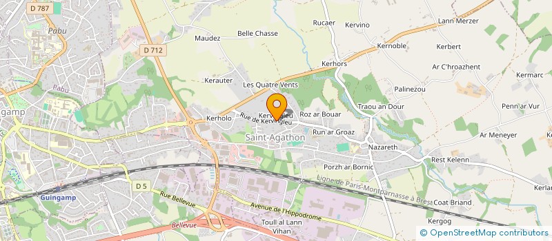 localisation de l'entreprise ADL  SAINT-AGATHON