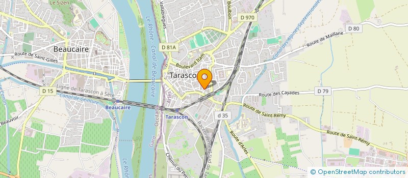 localisation de l'entreprise ADL  TARASCON