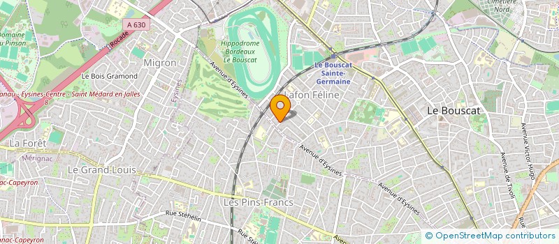 localisation de l'entreprise ADL ALLIANCE à LE BOUSCAT