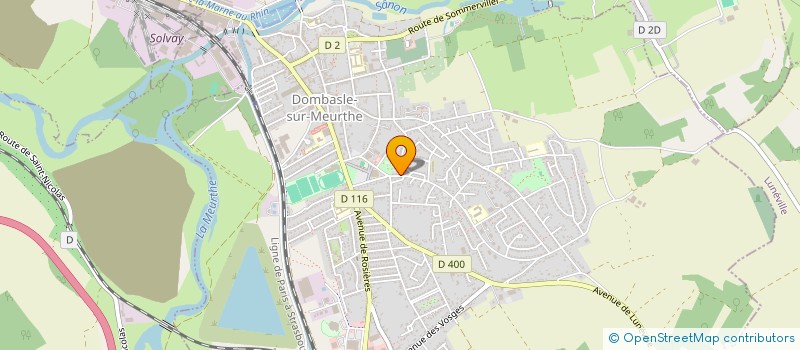 localisation de l'entreprise ADL DEMENAGEMENT  DOMBASLE-SUR-MEURTHE