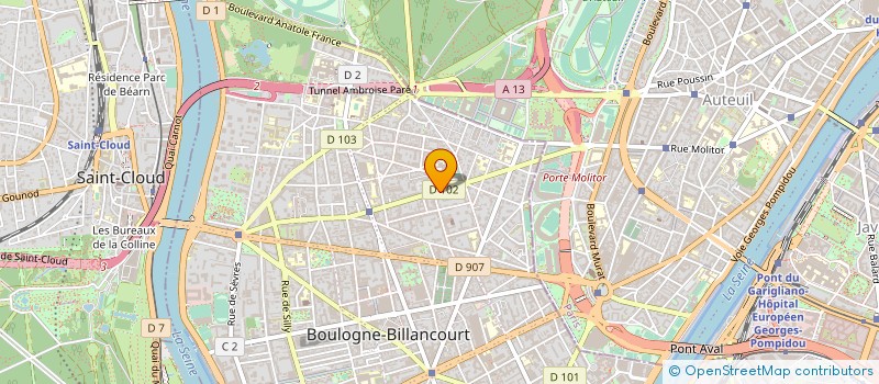 localisation de l'entreprise ADL DUPLICATION à BOULOGNE-BILLANCOURT