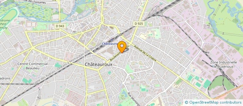 localisation de l'entreprise ADL FORMATION à CHATEAUROUX