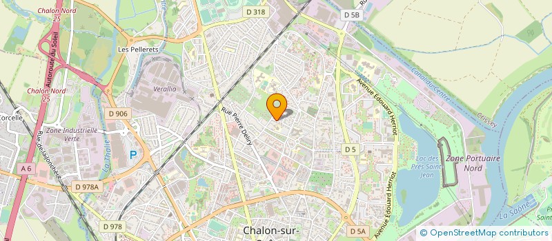 localisation de l'entreprise ADL FRANCE  CHALON-SUR-SAONE