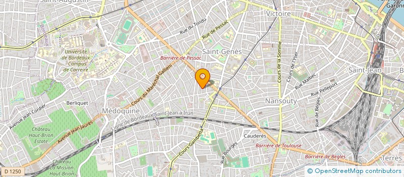 localisation de l'entreprise ADL GESTION  TALENCE