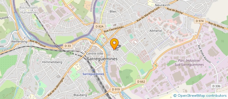 localisation de l'entreprise ADL INGENIERIE à SARREGUEMINES