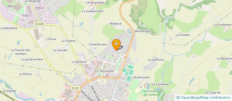 localisation de l'entreprise ADL INVEST à LES HERBIERS