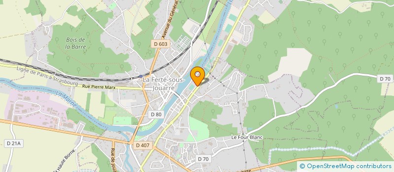 localisation de l'entreprise ADL MULTISERVICE, NETTOYAGE, RENOVATION à LA FERTE-SOUS-JOUARRE
