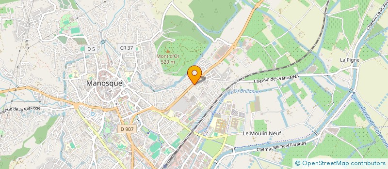 localisation de l'entreprise ADL SERVICES à MANOSQUE