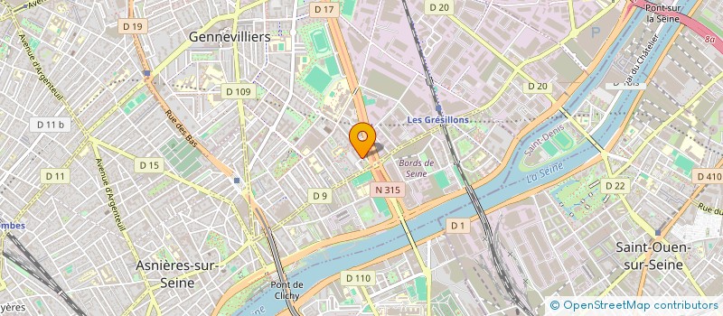 localisation de l'entreprise ADL TRANSPORT à GENNEVILLIERS