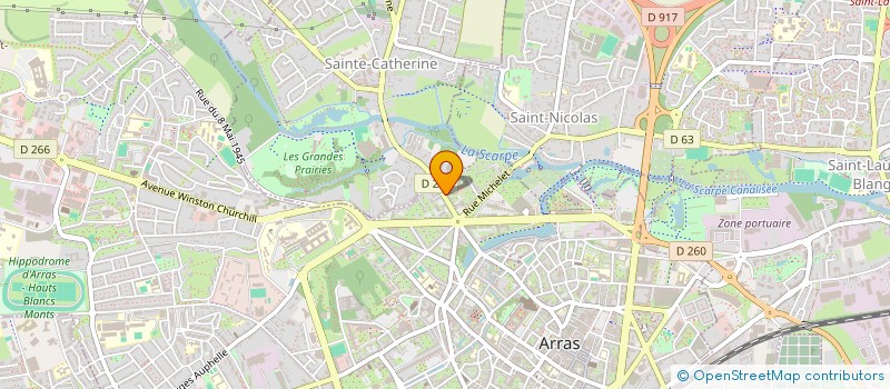 localisation de l'entreprise ADL.VE à ARRAS
