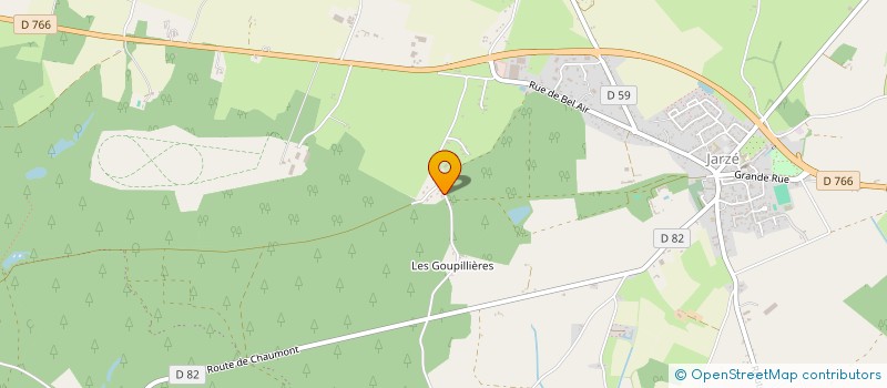 localisation de l'entreprise ADLA  JARZE VILLAGES