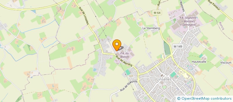 localisation de l'entreprise ADLC MEDIA  LINSELLES