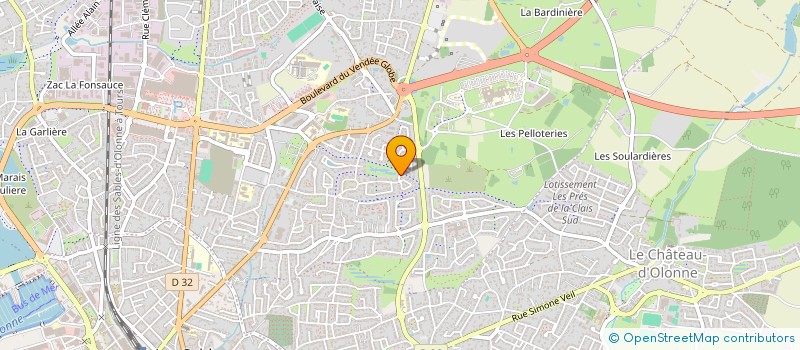 localisation de l'entreprise ADLCONSEILS à LES SABLES-D'OLONNE