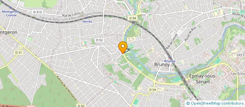 localisation de l'entreprise ADLEAN à BRUNOY