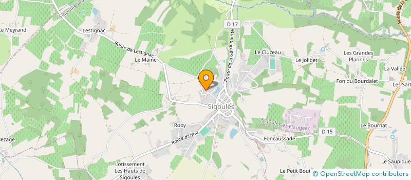 localisation de l'entreprise ADLER ET FILLES  THENAC