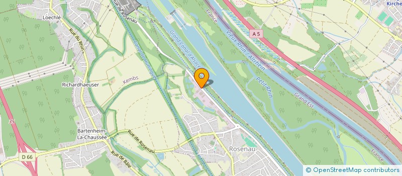 localisation de l'entreprise ADLER FLEXA FRANCE SA à ROSENAU