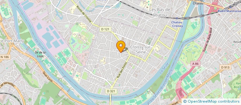 localisation de l'entreprise ADLER GAUTHIER  CROISSY-SUR-SEINE