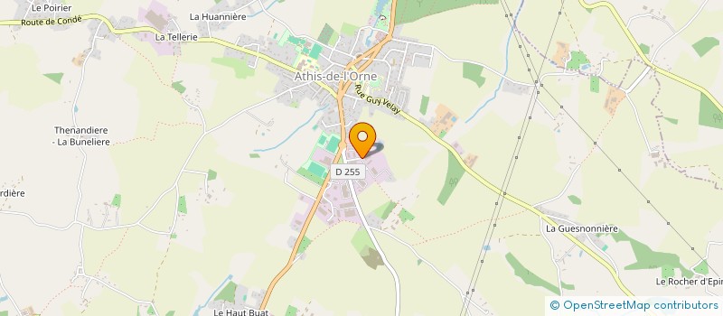 localisation de l'entreprise ADLH à ATHIS-VAL DE ROUVRE