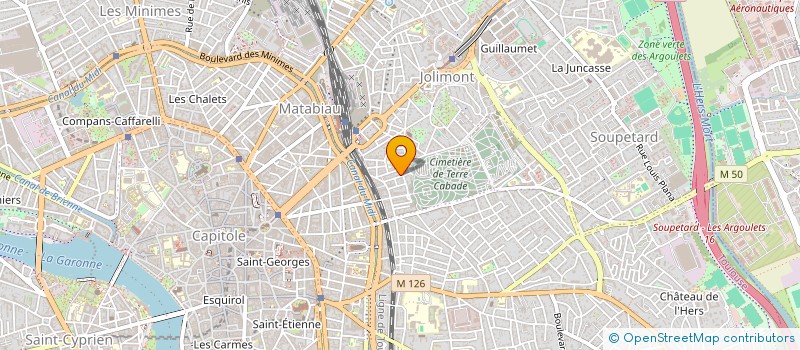 localisation de l'entreprise ADLH  TOULOUSE