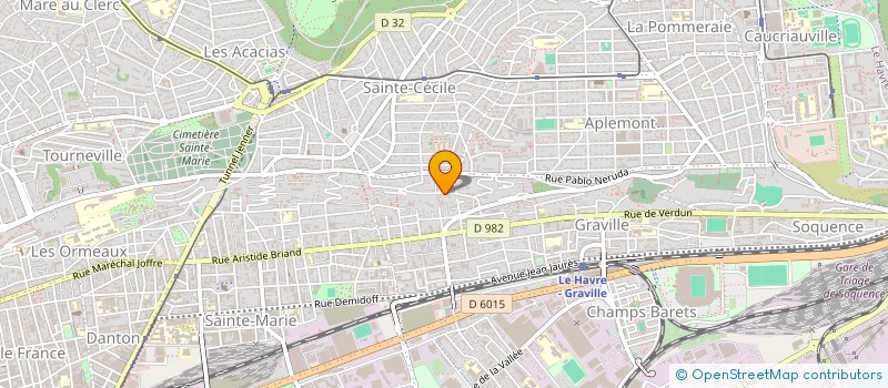 localisation de l'entreprise ADLH CONSEIL à LE HAVRE