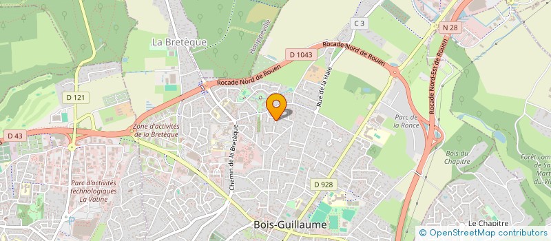 localisation de l'entreprise ADLH HOLDING à BOIS-GUILLAUME
