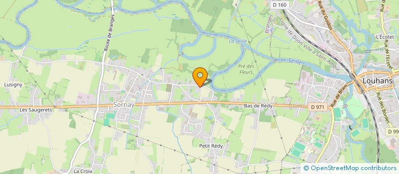 localisation de l'entreprise ADLHC  SORNAY