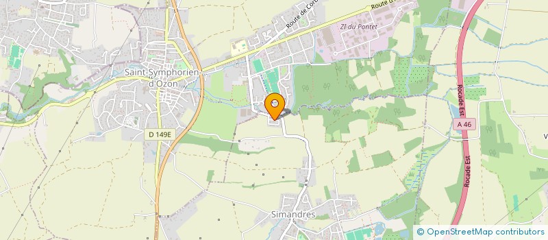 localisation de l'entreprise ADLIAM  SAINT-SYMPHORIEN-D'OZON