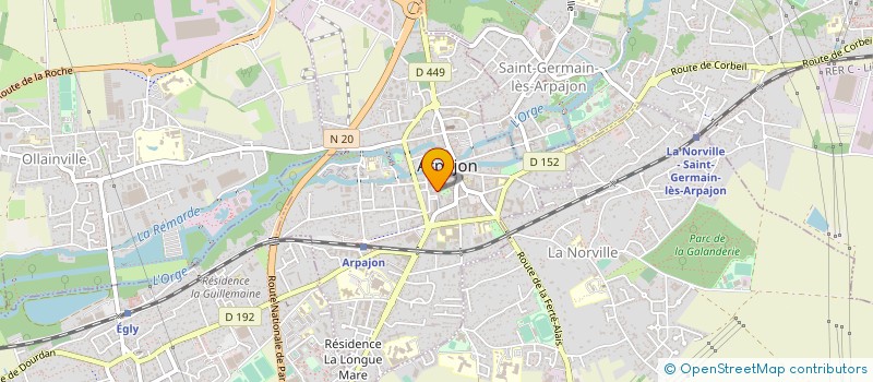 localisation de l'entreprise ADLIB DIAGNOSTIC à ARPAJON