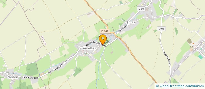 localisation de l'entreprise ADLINE  AMETTES