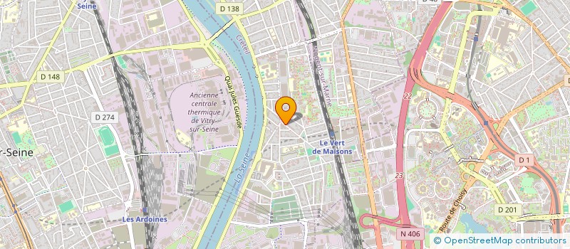 localisation de l'entreprise ADLITSEC à ALFORTVILLE