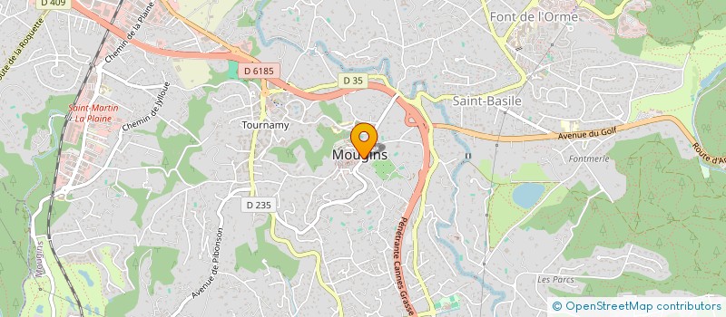 localisation de l'entreprise ADLIVIA à MOUGINS