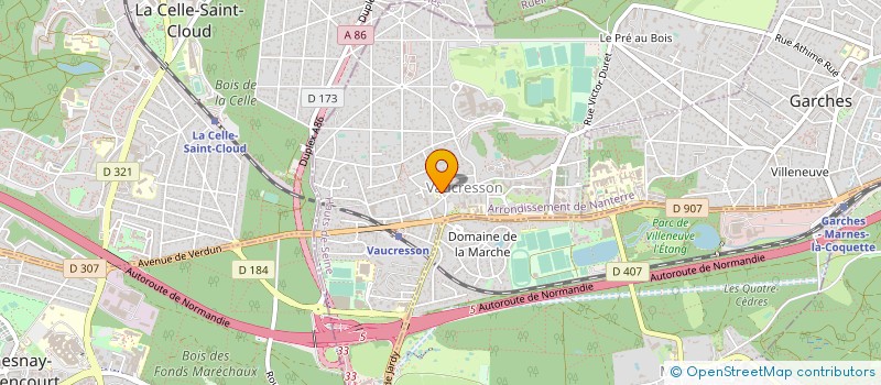 localisation de l'entreprise ADLL CONCEPTION à VAUCRESSON