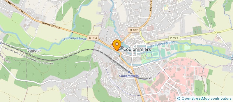 localisation de l'entreprise ADLM à COULOMMIERS