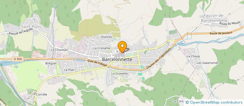 localisation de l'entreprise ADLM à BARCELONNETTE