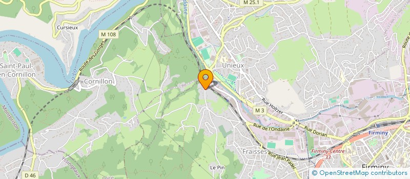 localisation de l'entreprise ADLM  FRAISSES