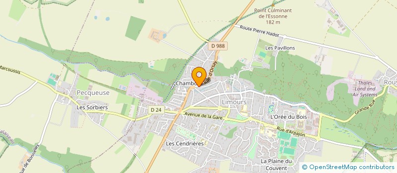 localisation de l'entreprise ADLM IMMOBILIER  LIMOURS