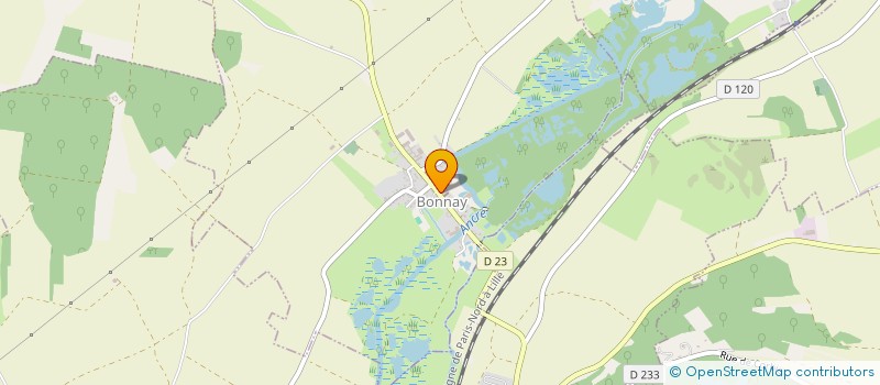 localisation de l'entreprise ADLN IMMO  BONNAY